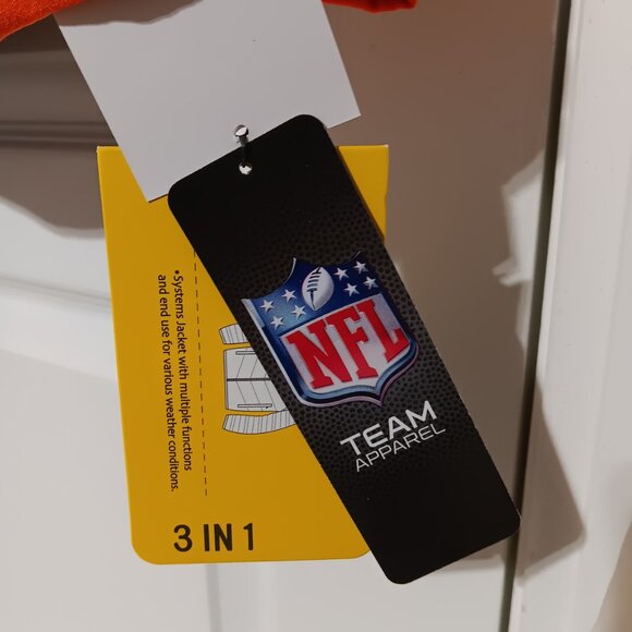 NFL BRONCOS 3-in-1 jacket/vest/combo, Men's Large, NWT - Picture 13 of 15